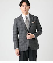 ツィードライク ウィンドウペイン ジャケット