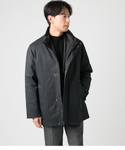 【撥水】ピンチェック アクリルコーティング 3WAYコート