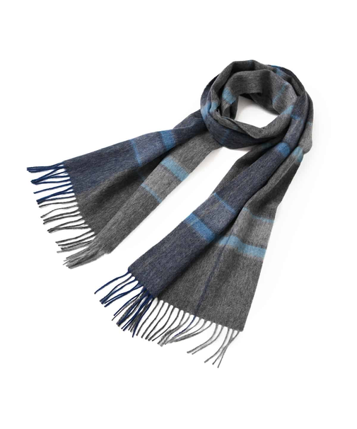 ウール ビッグチェック マフラー