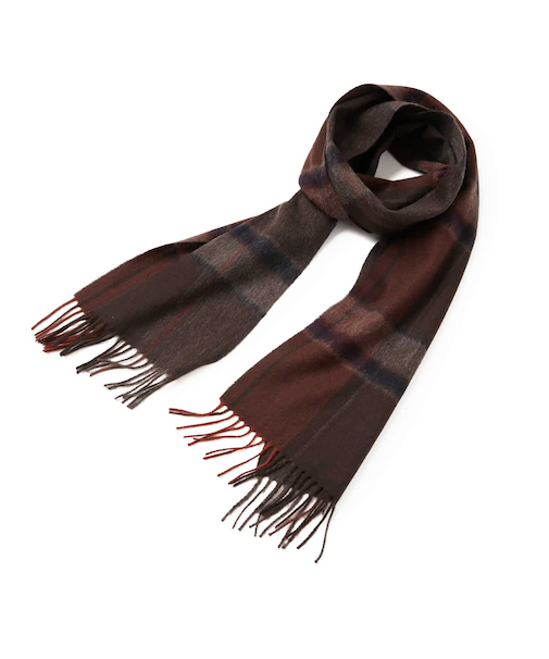 ウール ビッグチェック マフラー