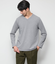 スパンテレコ 浅Vネック長袖Ｔシャツ