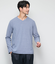 スパンテレコ 浅Vネック長袖Ｔシャツ