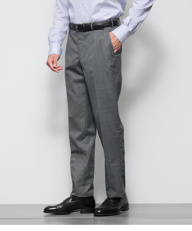 【防シワ・ストレッチ・ウォッシャブル】TRAVEL COMFORT シャークスキン スラックス