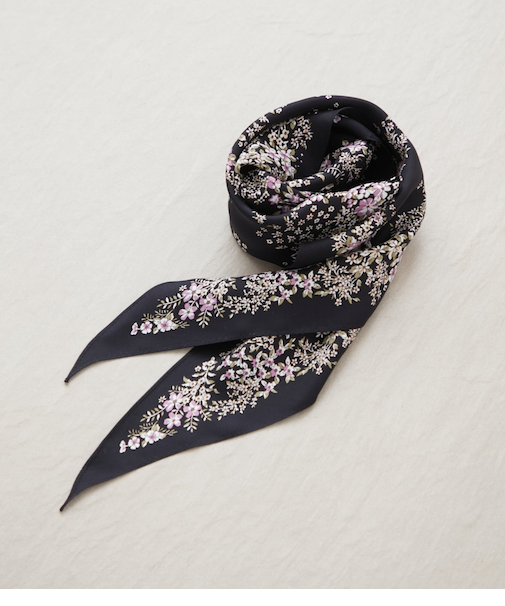 プチフラワー 菱形スカーフ