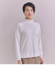 ［LOTUS］Urtla High Gauge Rib タートルネックプルオーバー