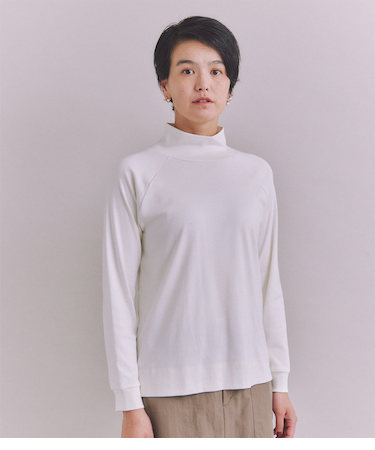 ［LOTUS］Urtla High Gauge Rib タートルネックプルオーバー