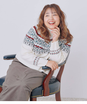 【L】フェアアイル ハイネックニットプルオーバー