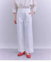 Organic Cotton Denim ペッグトップパンツ