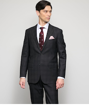 【防シワ・撥水・ストレッチ】BUNGY CLOTH チェック ジャケット(セットアップ対応)