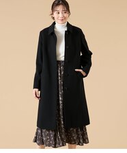 ウールシャルムビーバー ステンカラーコート｜ニューヨーカーの 