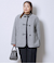 【L】スライバーニット ノーカラーダッフルコート