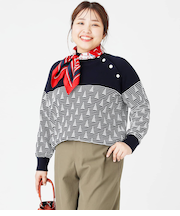 【L】ヨットボーダー ハイネックプルオーバー