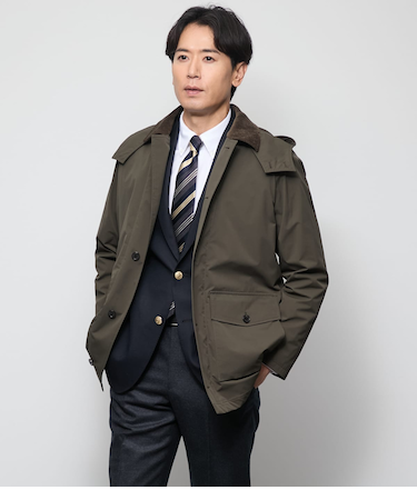 【防シワ・撥水・ストレッチ】SOLOTEX ツイル ハンティングジャケット