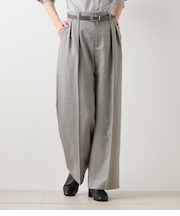 【ウォッシャブル】TWビエラ ワイドパンツ