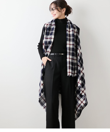 【L】エターミンニューヨーカータータン ケープストール