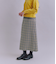 【ウォッシャブル】Woolish Block Check 切替スカート