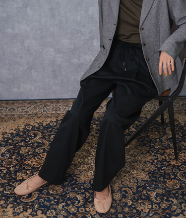 Heavyweight Cotton Twill ギャザードロストパンツ