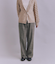 【ウォッシャブル】Nep Tweed ベルトベイカーパンツ