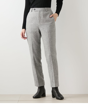 ブロークンヘリンボーンツィード テーパードパンツ