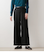 ウールフラノ センタープレスワイドパンツ