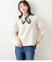 オーガニックコットンパイル クルーネックプルオーバー