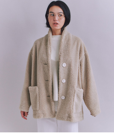 Eco Fur ショールカラーコート