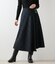 【L】ウールブラックウォッチ アシメキルトスカート