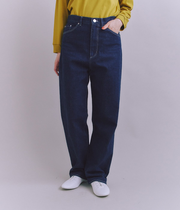 Organic Cotton Denim ジャストウエストパンツ