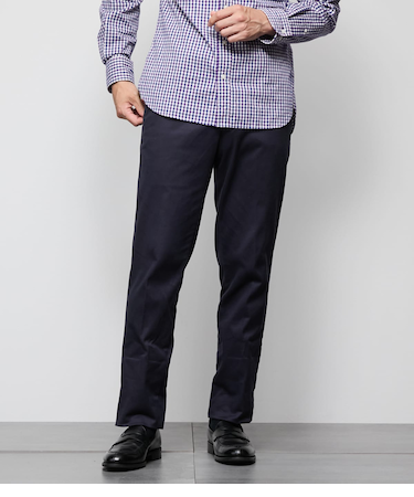 【ストレッチ・ウォッシャブル】ウエポンツイルストレッチ ウエストアジャストパンツ