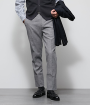 【ウォッシャブル】ムリネダイアゴナル ウエストアジャストパンツ