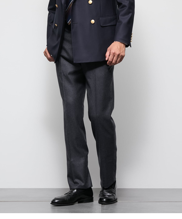 【ストレッチ】フランネル ノータックスラックス