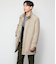 WOOLIAN PLAIN レイヤードスタンドカラーコート