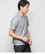 【吸水速乾】COOL COMFORT ジャカードカッタウェイポロシャツ