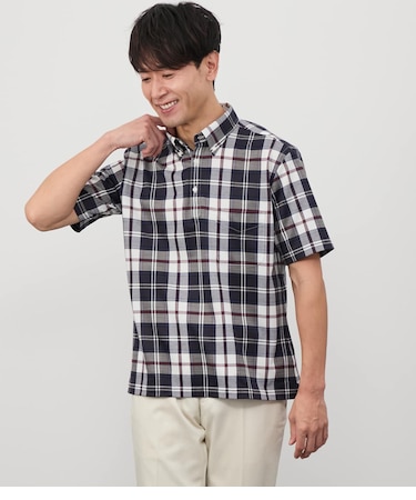 【吸水速乾】COOL COMFORT ニューヨーカータータン ボタンダウンポロシャツ