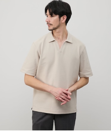 I cotoni di Albini スキッパー ポロシャツ