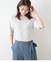 ギザコットンホールガーメント(R) 5分袖プルオーバー