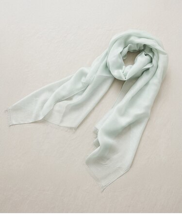 【接触冷感】シルク混無地ストール