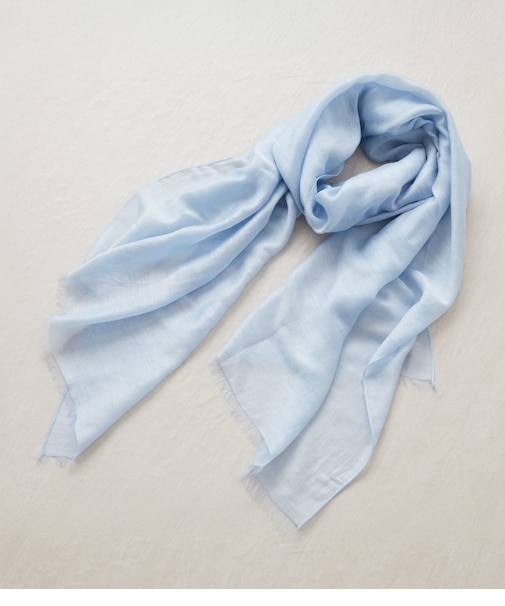 【接触冷感】シルク混無地ストール