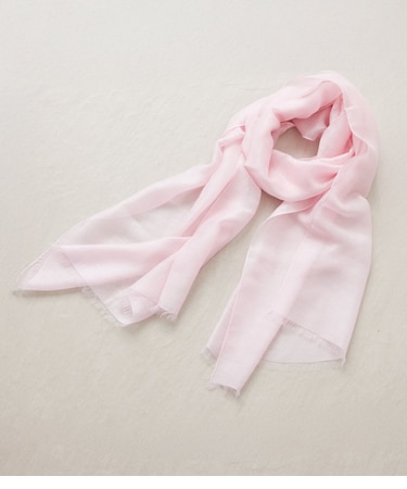 【接触冷感】シルク混無地ストール