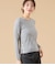 レーヨンポリエステルリブ サイドボタンニットプルオーバー