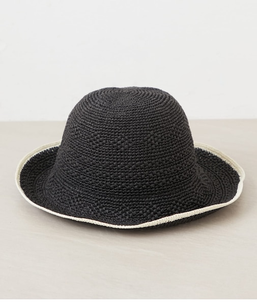 細編みクロッシェハット