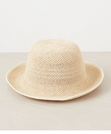 細編みクロッシェハット