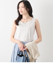 【接触冷感】セルロースコットンスムース タンクトップ