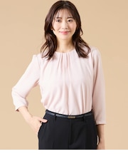 TR天竺＆ストレッチデシン ドッキングブラウス