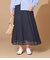 【L】シフォンジョーゼット プリーツスカート