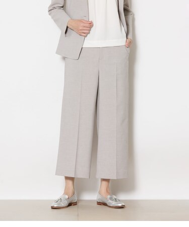 ウォッシャブルストレッチ ガウチョパンツ