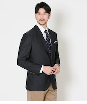 【ウォッシャブル・ストレッチ・接触冷感・防シワ・通気性】MOVING COMFORT ジャージー ブレザー