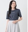 半袖クルーネックロゴTシャツ レディース コットン
