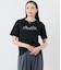 半袖クルーネックロゴTシャツ レディース コットン