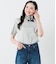 半袖クルーネックロゴTシャツ レディース コットン